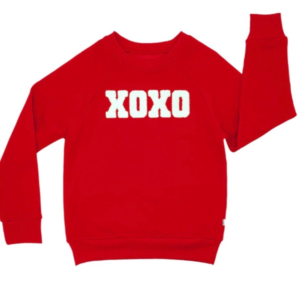 Little Sleepies Valentine crewneck sweatshirt, size 5